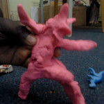 An externalised problem in play doh.